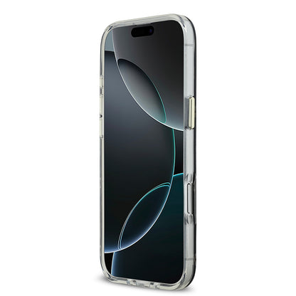 iPhone 17 Air Kılıf Guess Orjinal Lisanslı Metal Kamera Çerçeveli Simli Aynalı Kılıf