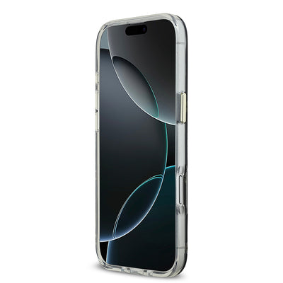 Apple iPhone 17 Air Kılıf Guess Orjinal Lisanslı Metal Kamera Çerçeveli Simli Aynalı Kapak Gold