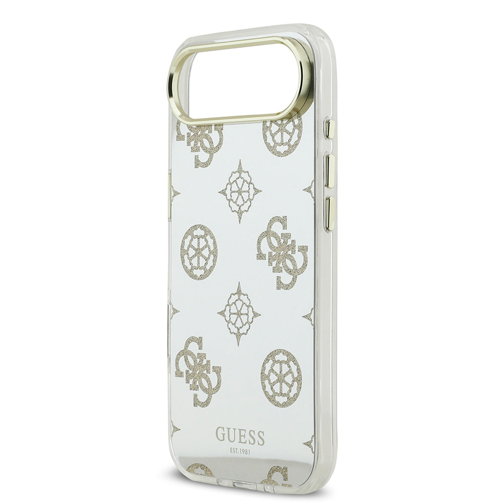 iPhone 17 Air Kılıf Guess Orjinal Lisanslı Metal Kamera Çerçeveli Simli Aynalı Kılıf