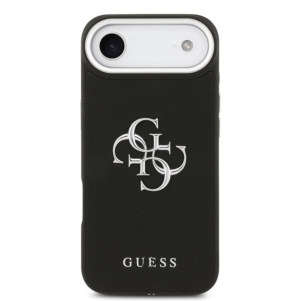 iPhone 17 Air Kılıf Guess Orjinal Lisanslı PU Deri 4G Büyük Metal Logo Dizaynlı Kılıf