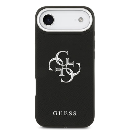 iPhone 17 Air Kılıf Guess Orjinal Lisanslı PU Deri 4G Büyük Metal Logo Dizaynlı Kılıf