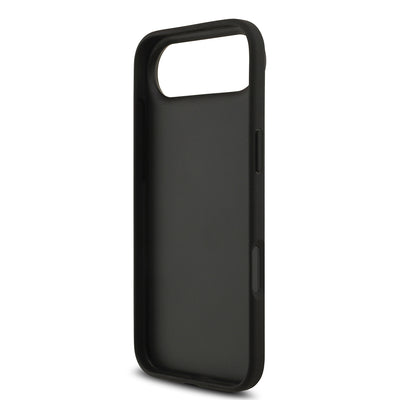 Apple iPhone 17 Air Kılıf Guess Orjinal Lisanslı Taşlı Arka Yüzey Üçgen Logolu Kapak Siyah