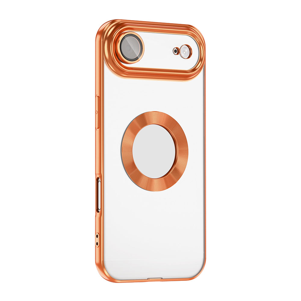Apple iPhone 17 Air Kılıf Kamera Korumalı Logo Gösteren Zore Omega Kapak