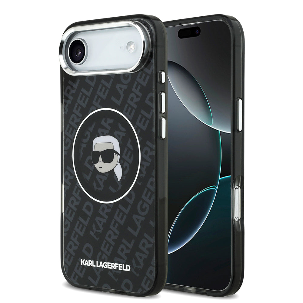 iPhone 17 Air Kılıf Karl Lagerfeld Orjinal Lisanslı IML Baskılı KL Heads Kılıf