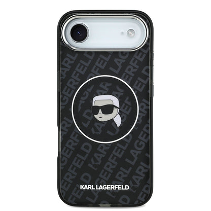 iPhone 17 Air Kılıf Karl Lagerfeld Orjinal Lisanslı IML Baskılı KL Heads Kılıf