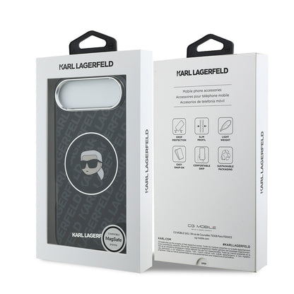 iPhone 17 Air Kılıf Karl Lagerfeld Orjinal Lisanslı IML Baskılı KL Heads Kılıf