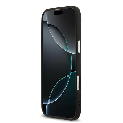 iPhone 17 Air Kılıf Karl Lagerfeld Orjinal Lisanslı M-safe Şarj Özellikli Metal Kamera ve Buton Tasarımlı Karl PU Deri Kılıf