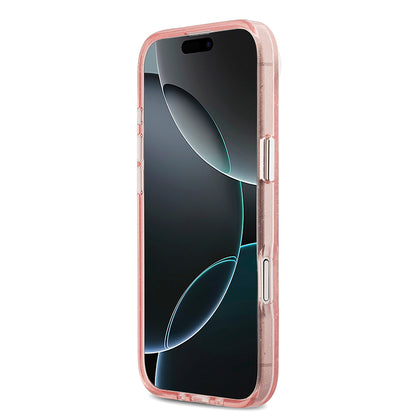 iPhone 17 Air Kılıf Karl Lagerfeld Orjinal Lisanslı Parlayan Simli Karl & Choupette Heads Kılıf