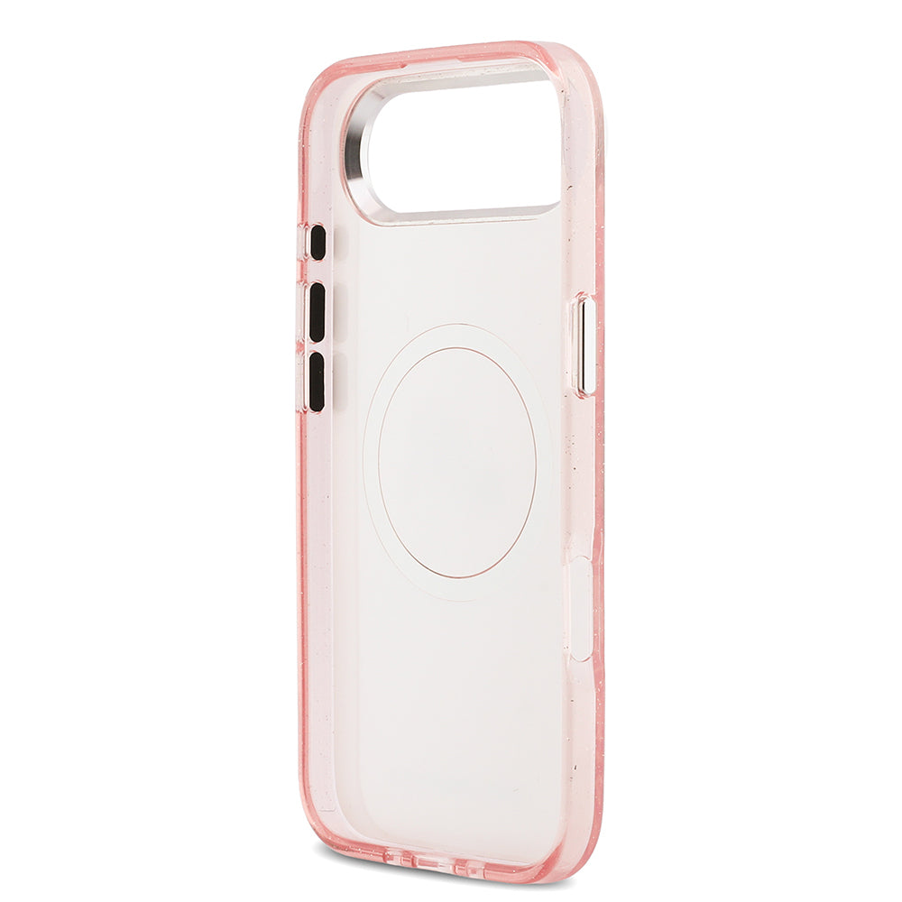 iPhone 17 Air Kılıf Karl Lagerfeld Orjinal Lisanslı Parlayan Simli Karl & Choupette Heads Kılıf