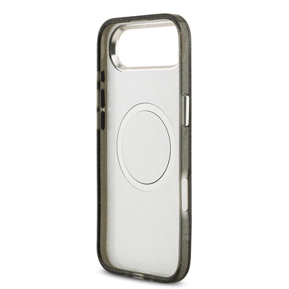 iPhone 17 Air Kılıf Karl Lagerfeld Orjinal Lisanslı Parlayan Simli Karl & Choupette Heads Kılıf