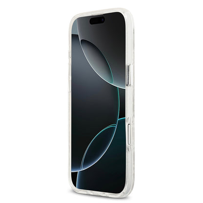 iPhone 17 Air Kılıf Karl Lagerfeld Orjinal Lisanslı Parlayan Simli Karl & Choupette Heads Kılıf