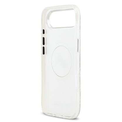 iPhone 17 Air Kılıf Karl Lagerfeld Orjinal Lisanslı Parlayan Simli Karl & Choupette Heads Kılıf