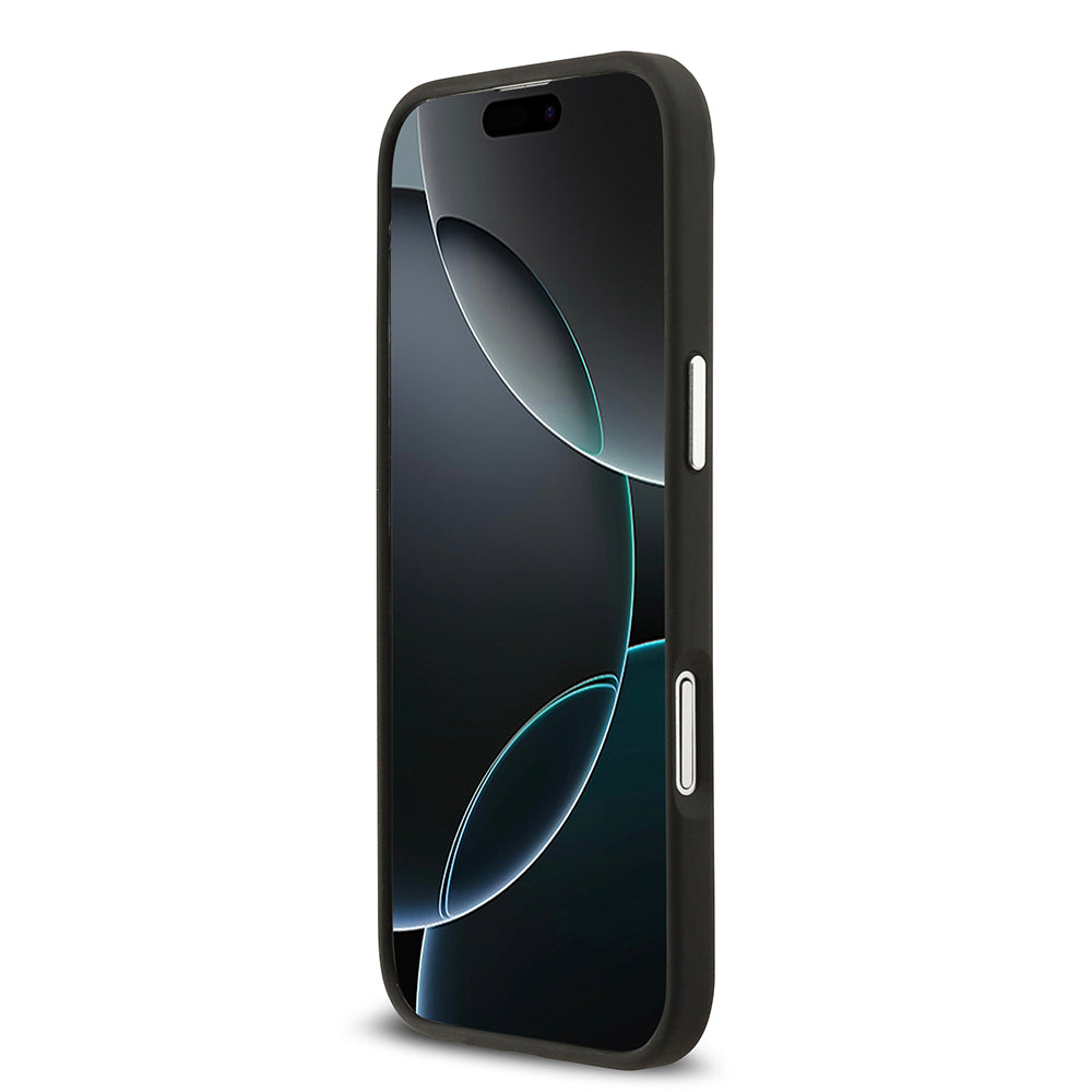 Apple iPhone 17 Air Kılıf Lacoste Orjinal Lisanslı M-safe Şarj Özellikli Champs Elysees PU Deri Tasarımlı Kapak Gri