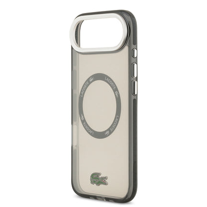 iPhone 17 Air Kılıf Lacoste Orjinal Lisanslı M-safe Şarj Özellikli İkonik Timsah Logolu Buzlu Kılıf