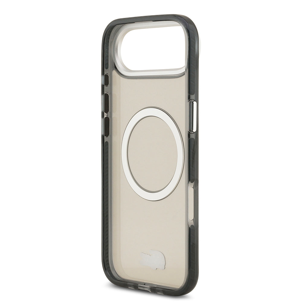 iPhone 17 Air Kılıf Lacoste Orjinal Lisanslı M-safe Şarj Özellikli İkonik Timsah Logolu Buzlu Kılıf