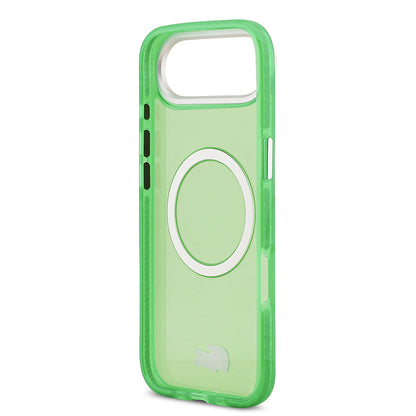 iPhone 17 Air Kılıf Lacoste Orjinal Lisanslı M-safe Şarj Özellikli İkonik Timsah Logolu Buzlu Kılıf