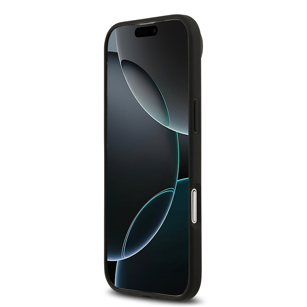 iPhone 17 Air Kılıf Lacoste Orjinal Lisanslı M-safe Şarj Özellikli PU Deri Tasarımlı Karışık Monogram Desenli Kılıf