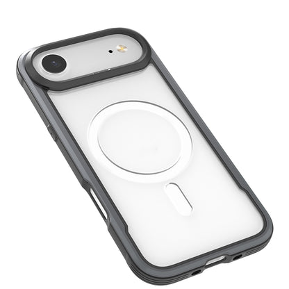 iPhone 17 Air Kılıf M-safe Şarj Özellikli Airbagli Raptic Shield Serisi Şeffaf Arka Yüzey Kılıf