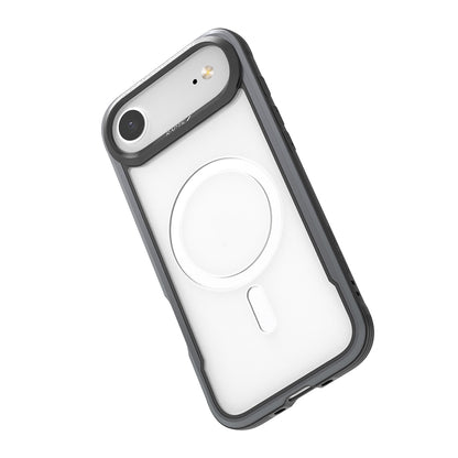 iPhone 17 Air Kılıf M-safe Şarj Özellikli Airbagli Raptic Shield Serisi Şeffaf Arka Yüzey Kılıf