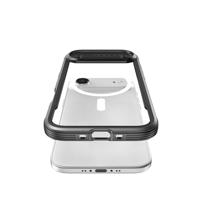 iPhone 17 Air Kılıf M-safe Şarj Özellikli Airbagli Raptic Shield Serisi Şeffaf Arka Yüzey Kılıf