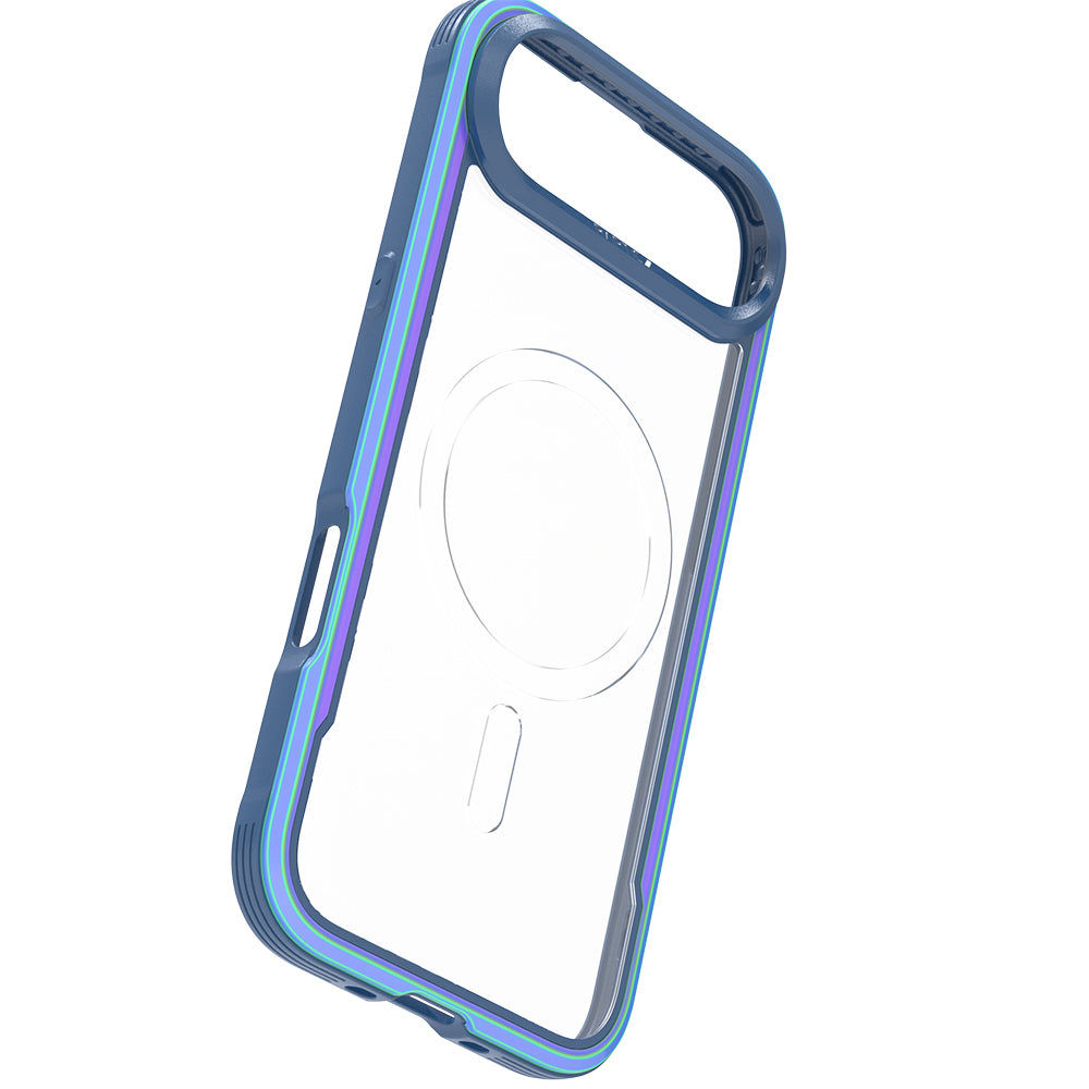 iPhone 17 Air Kılıf M-safe Şarj Özellikli Airbagli Raptic Shield Serisi Şeffaf Arka Yüzey Kılıf