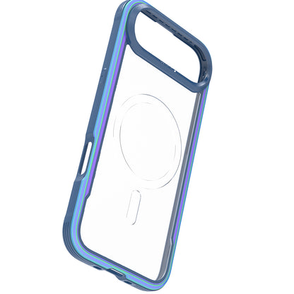 iPhone 17 Air Kılıf M-safe Şarj Özellikli Airbagli Raptic Shield Serisi Şeffaf Arka Yüzey Kılıf