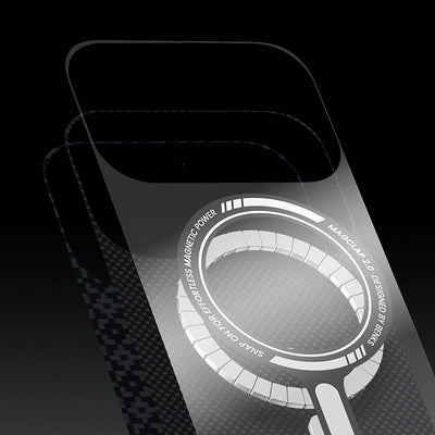 Apple iPhone 17 Air Kılıf M-Safe Şarj Özellikli Benks ArmorAir ArmorGrid Serisi Kevlar Kapak Siyah