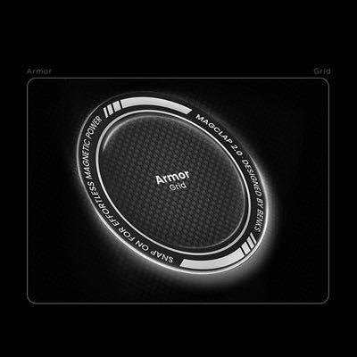 Apple iPhone 17 Air Kılıf M-Safe Şarj Özellikli Benks ArmorAir ArmorGrid Serisi Kevlar Kapak Siyah