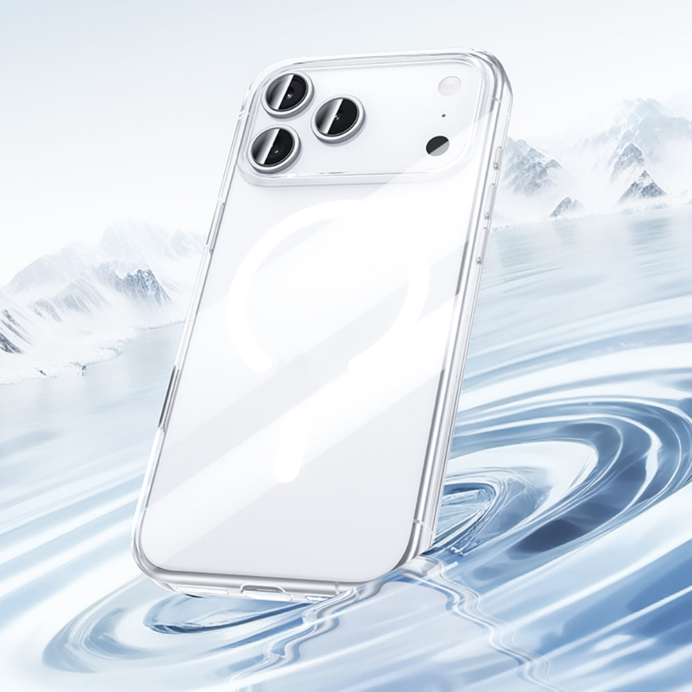 iPhone 17 Air Kılıf M-safe Şarj Özellikli Benks Crystal Serisi Şeffaf Kılıf