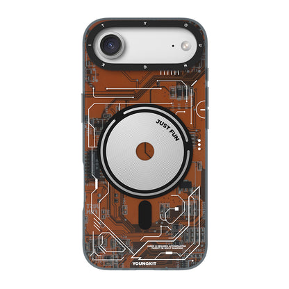 iPhone 17 Air Kılıf M-safe Şarj Özellikli Kamera Denetim Butonlu Youngkit Technology Serisi Kılıf