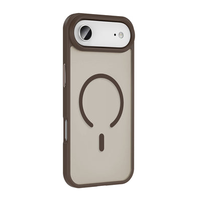 Apple iPhone 17 Air Kılıf M-safe Şarj Özellikli Mat Arka Yüzey Zore Sio Kapak Siyah