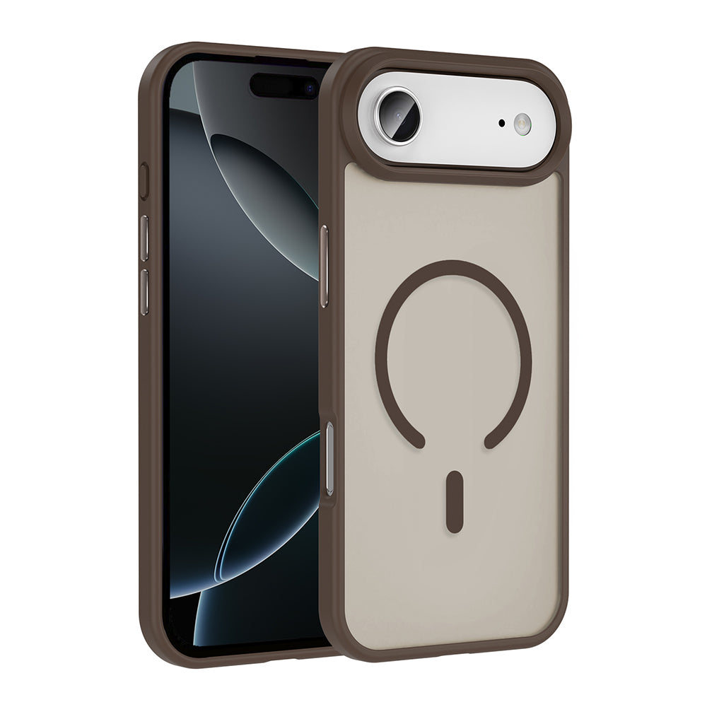 iPhone 17 Air Kılıf M-safe Şarj Özellikli Mat Arka Yüzey Zore Sio Kılıf