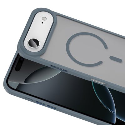 Apple iPhone 17 Air Kılıf M-safe Şarj Özellikli Mat Arka Yüzey Zore Sio Kapak Turuncu