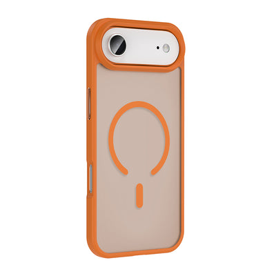 Apple iPhone 17 Air Kılıf M-safe Şarj Özellikli Mat Arka Yüzey Zore Sio Kapak Gri