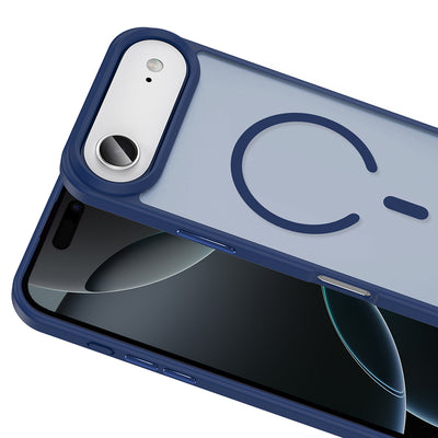 Apple iPhone 17 Air Kılıf M-safe Şarj Özellikli Mat Arka Yüzey Zore Sio Kapak Gri