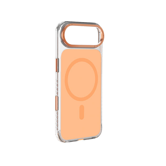 iPhone 17 Air Kılıf M-safe Şarj Özellikli Metal Kamera Çerçeveli Airbag Tasarımlı Lenyes CK221 Sert PC Kılıf