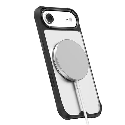 iPhone 17 Air Kılıf M-safe Şarj Özellikli Parmak Ring Standlı Airbag Tasarımlı Mutural Obsidian Serisi Kılıf