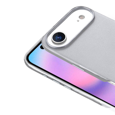 Apple iPhone 17 Air Kılıf M-safe Şarj Özellikli PU Deri Görünümlü Zore Kupra Kapak Turuncu