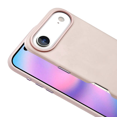 Apple iPhone 17 Air Kılıf M-safe Şarj Özellikli PU Deri Görünümlü Zore Kupra Kapak Turuncu