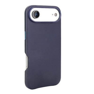 Apple iPhone 17 Air Kılıf M-safe Şarj Özellikli PU Deri Görünümlü Zore Kupra Kapak Siyah