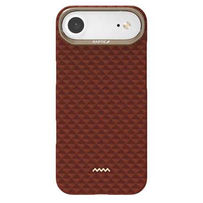 Apple iPhone 17 Air Kılıf M-safe Şarj Özellikli Raptic Aramid Skin Origin Serisi Kapak Lacivert