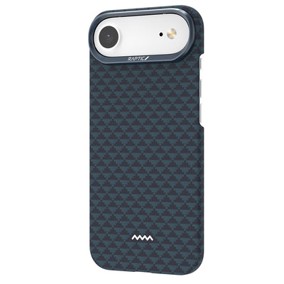Apple iPhone 17 Air Kılıf M-safe Şarj Özellikli Raptic Aramid Skin Origin Serisi Kapak Kırmızı