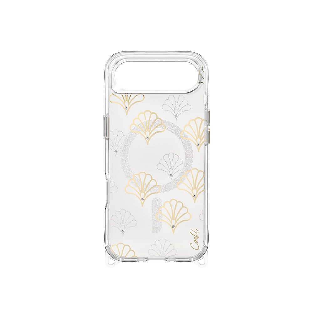 iPhone 17 Air Kılıf M-safe Şarj Özellikli Şeffaf Desenli Arka Yüzey Coehl Maree Kılıf