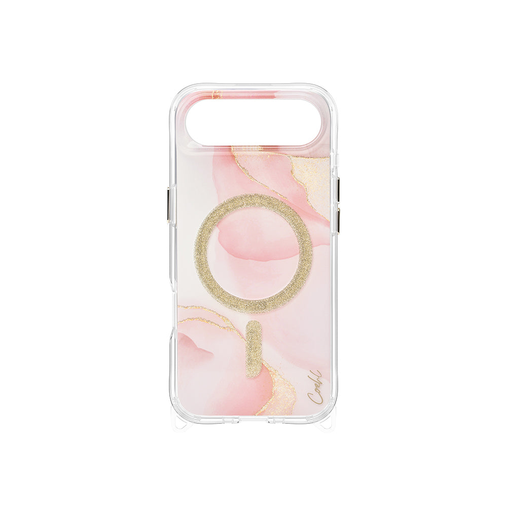 iPhone 17 Air Kılıf M-safe Şarj Özellikli Simli Magnetik Coehl Aeris Kılıf