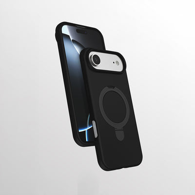 Apple iPhone 17 Air Kılıf M-safe Şarj Özellikli Standlı Zore Samara Kapak Lila