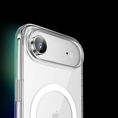 iPhone 17 Air Kılıf M-safe Şarj Özellikli Transparan Sert PC Wlons Pita Kılıf