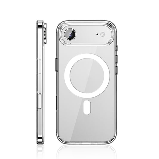 iPhone 17 Air Kılıf M-safe Şarj Özellikli Transparan Sert PC Wlons Pita Kılıf