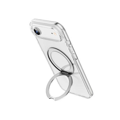 iPhone 17 Air Kılıf M-safe Şarj Özellikli Wiwu MCC-201 iShield Ultra Serisi Standlı Crystal Sert PC Kılıf