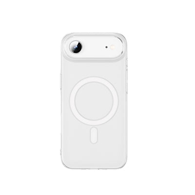 Apple iPhone 17 Air Kılıf M-safe Şarj Özellikli Wiwu YXK-207 Invisible Pro Sert PC Kapak Şeffaf