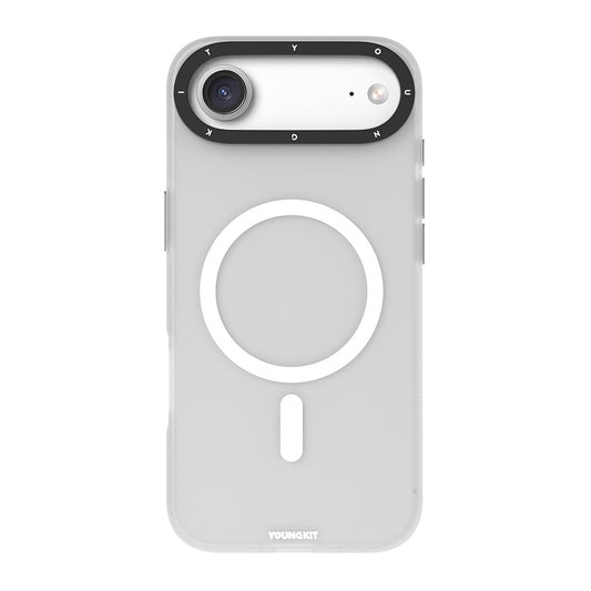 iPhone 17 Air Kılıf M-safe Şarj Özellikli Youngkit Hidden Sand Serisi Kılıf